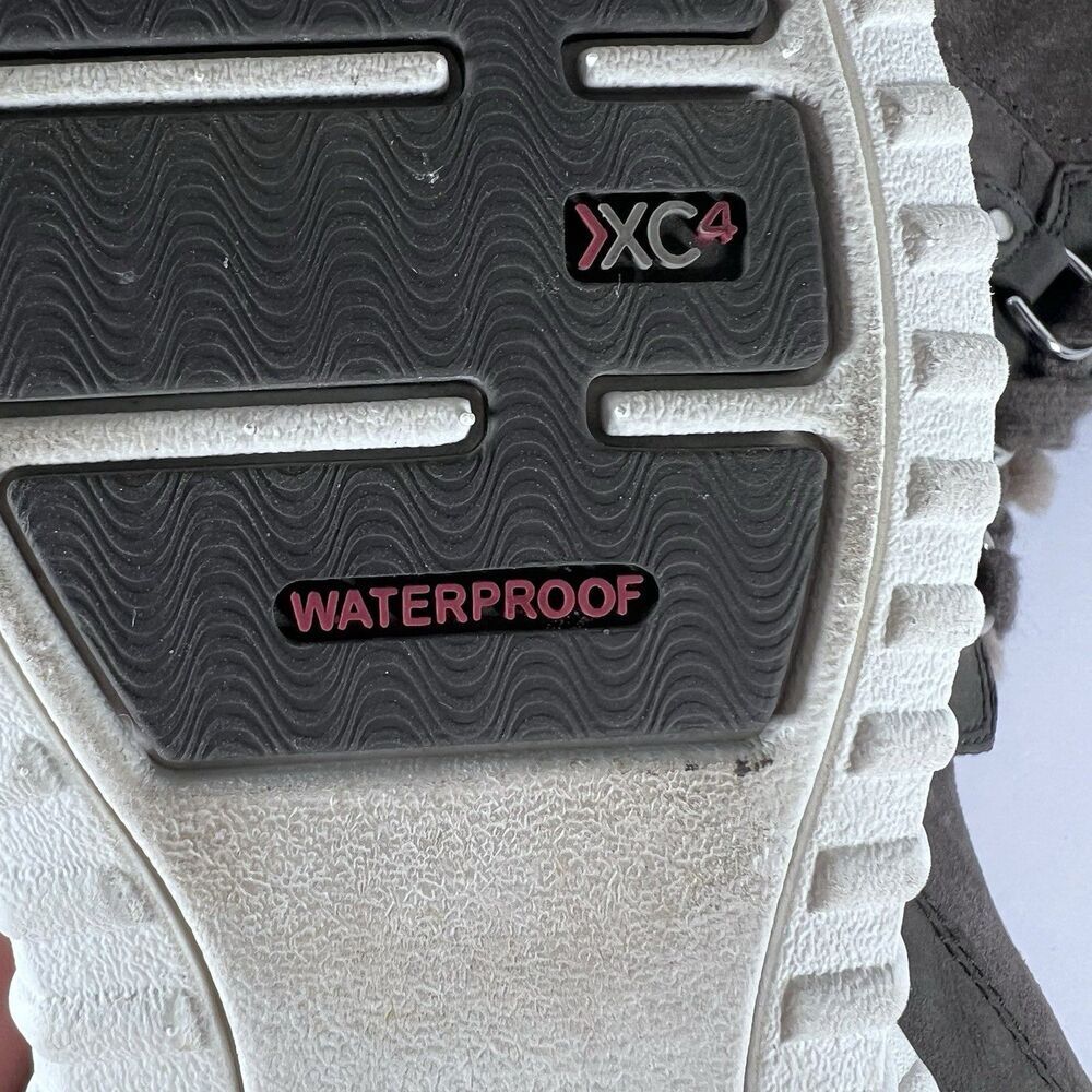 Johnston & Murphy XC4 Waterproof Suede Shearling Fur Lined Boots Women's Size 8M - Picture 8 of 9